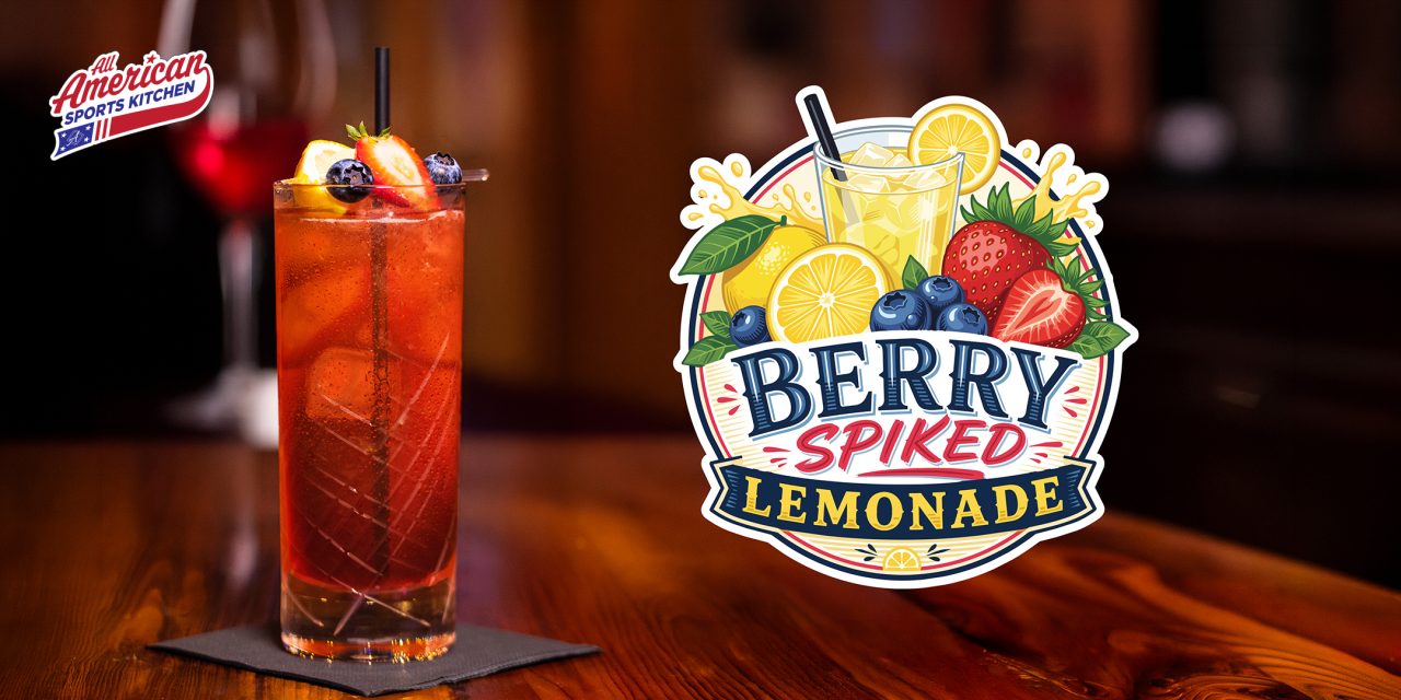 Berry Spiked Lemonade at All American Sports Kitchen at Ahern Hotel