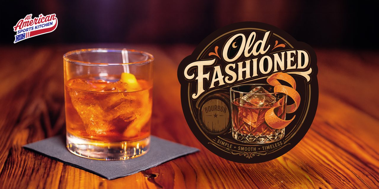 Old Fashioned at All American Sports Kitchen at Ahern Hotel
