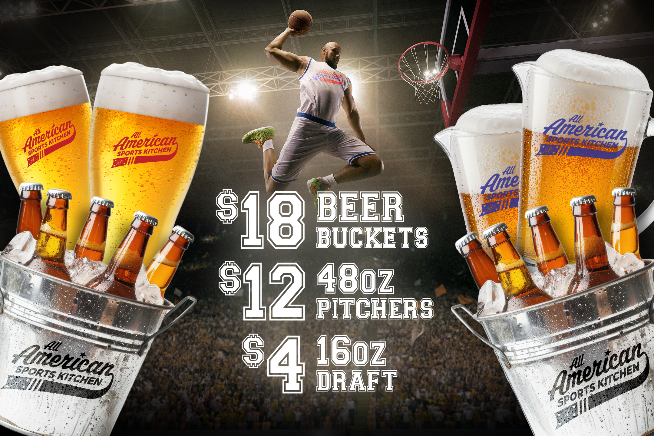 Drink Specials at All American Sports Kitchen