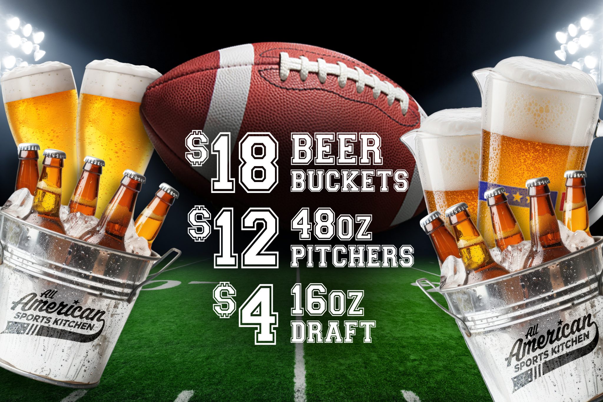Drink Specials at All American Sports Kitchen