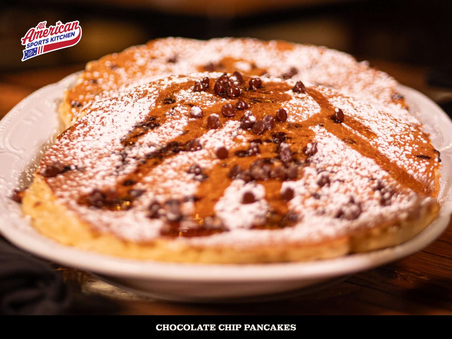 All American Sports Kitchen: Chocolate Chip Pancakes