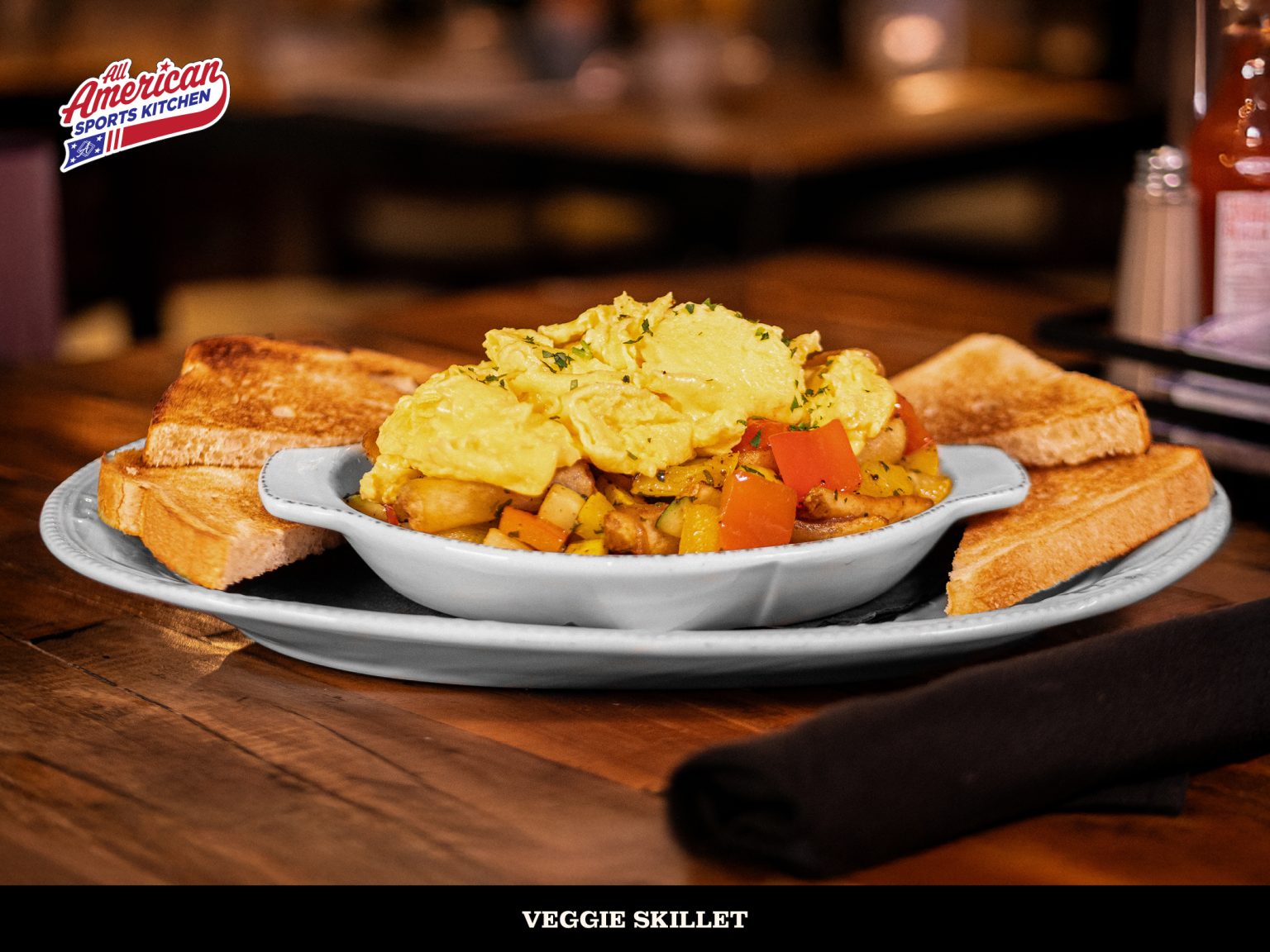 All American Sports Kitchen: Veggie Skillet