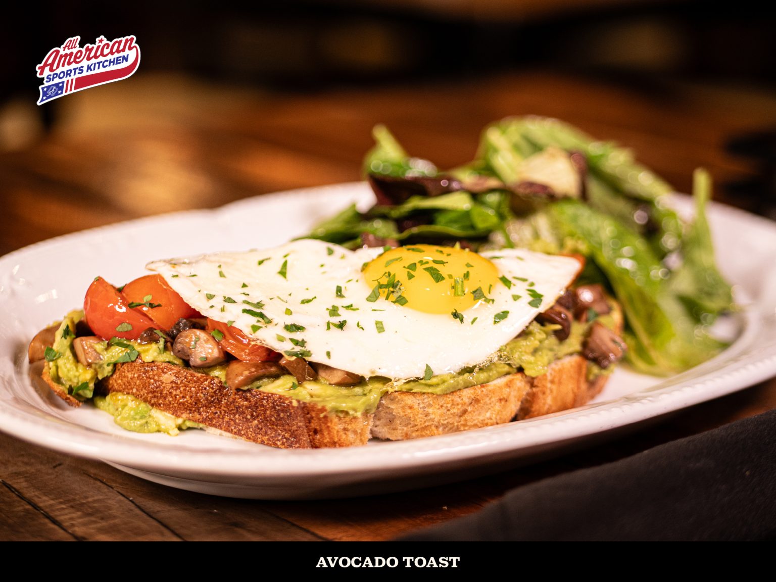 All American Sports Kitchen: Avocado Toast
