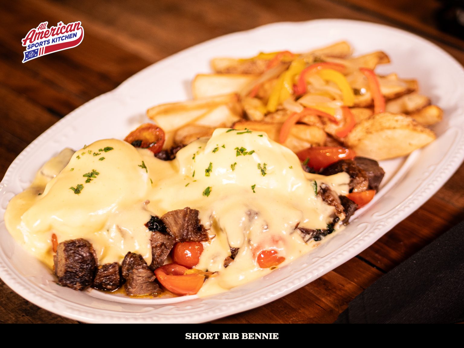 All American Sports Kitchen: Short Rib Bennie