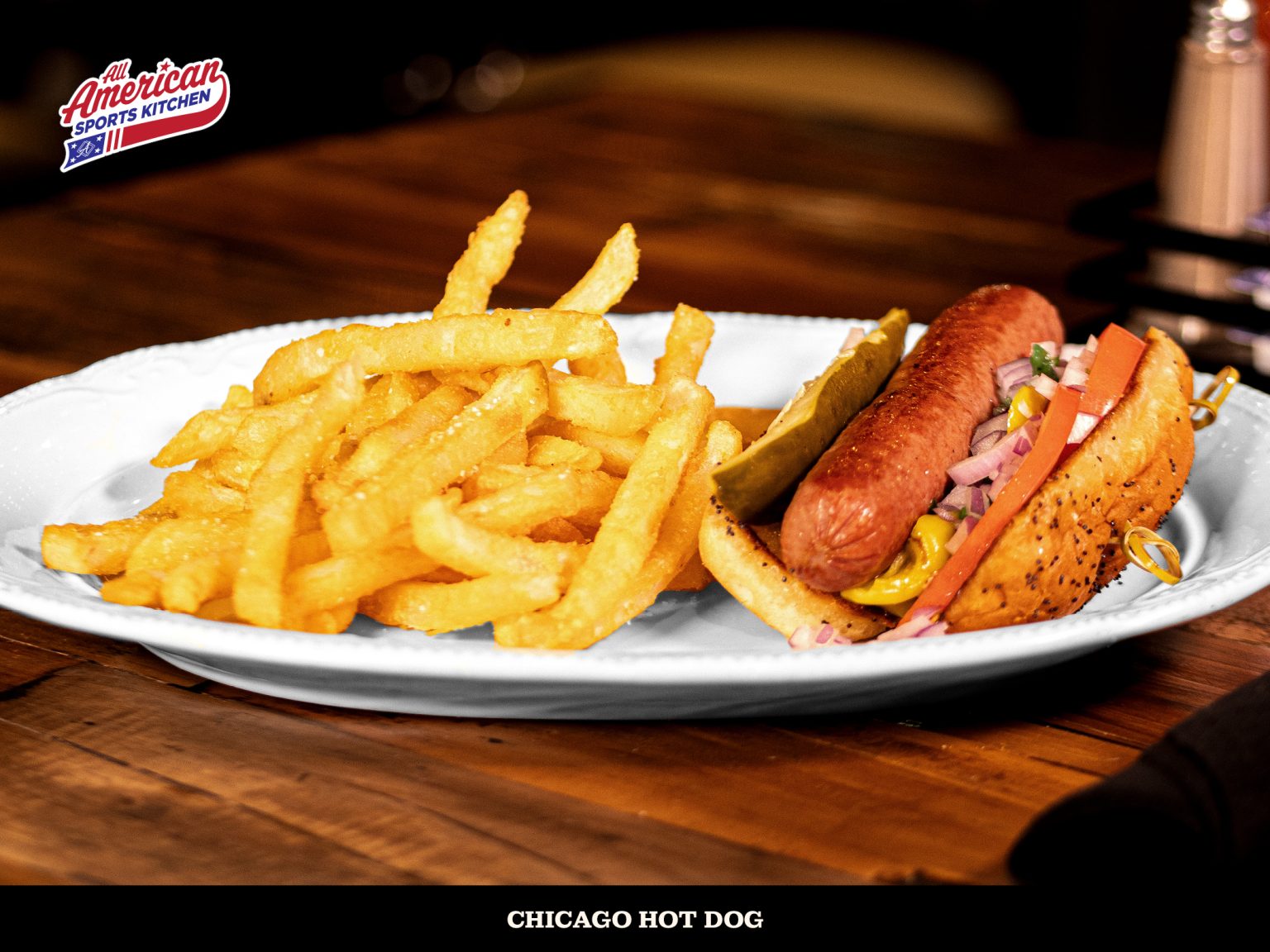 All American Sports Kitchen: Chicago Hot Dog