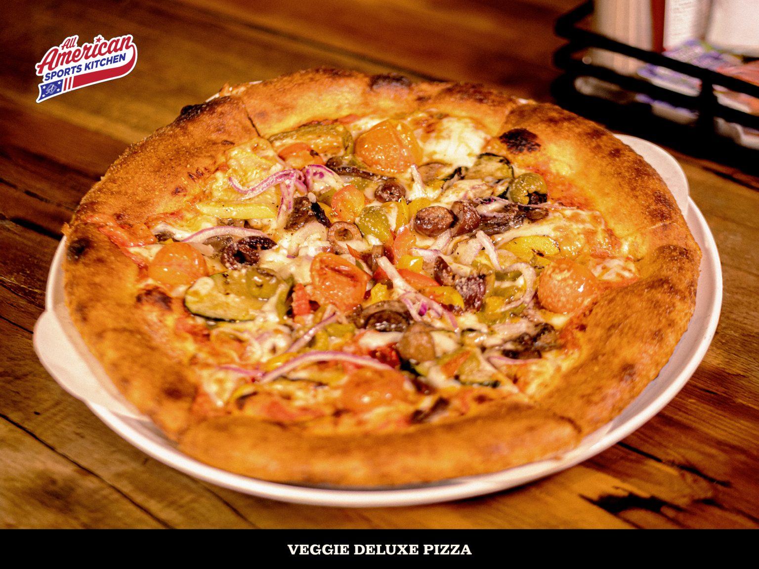 All American Sports Kitchen: Veggie Deluxe Pizza