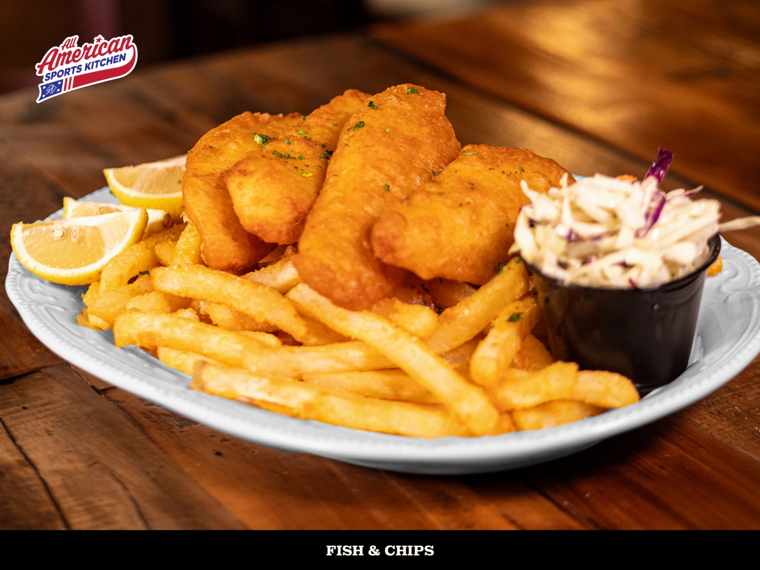 All American Sports Kitchen: Fish & Chips