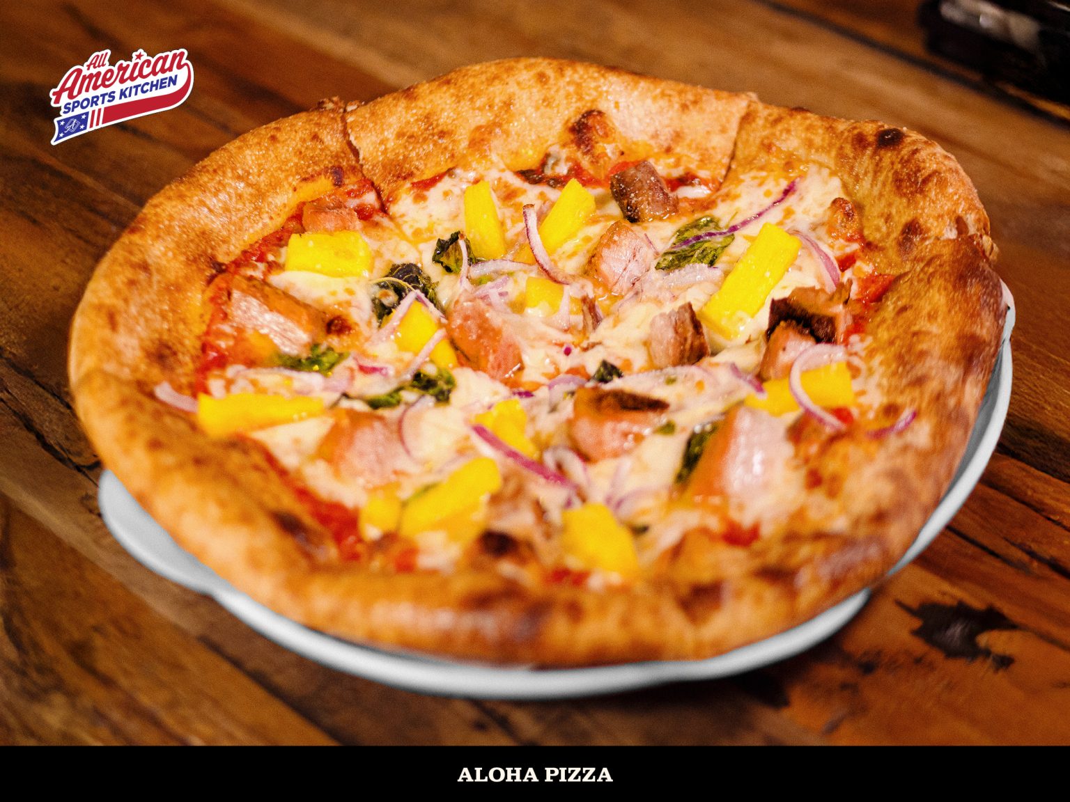 All American Sports Kitchen: Aloha Pizza