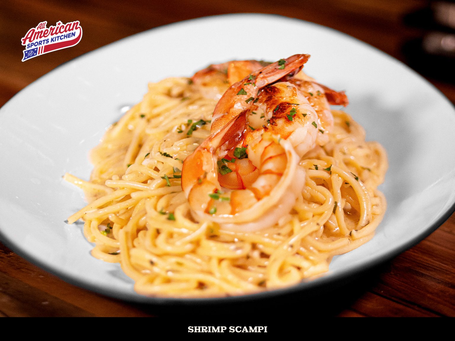 All American Sports Kitchen: Shrimp Scampi