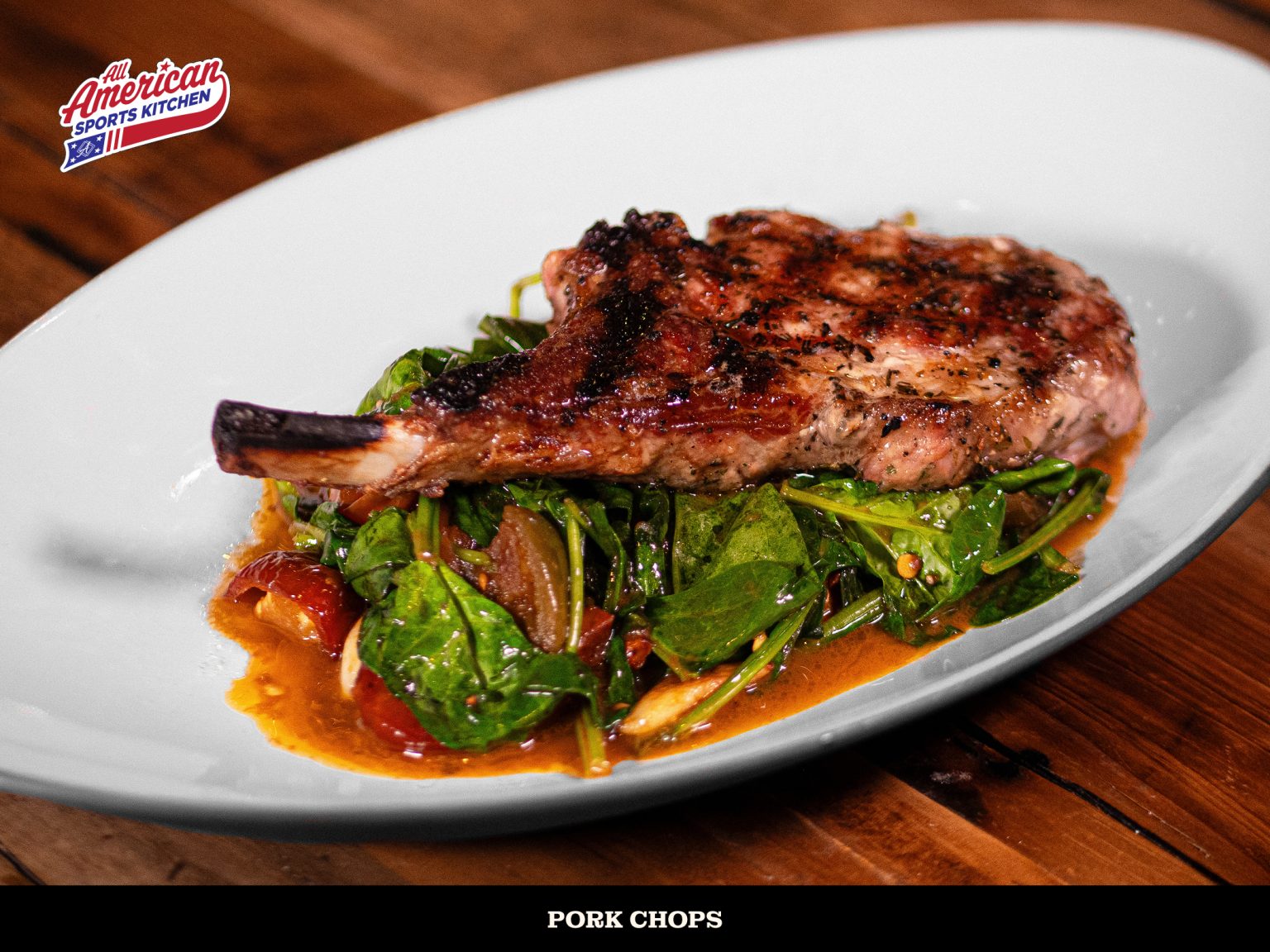 All American Sports Kitchen: Pork Chops