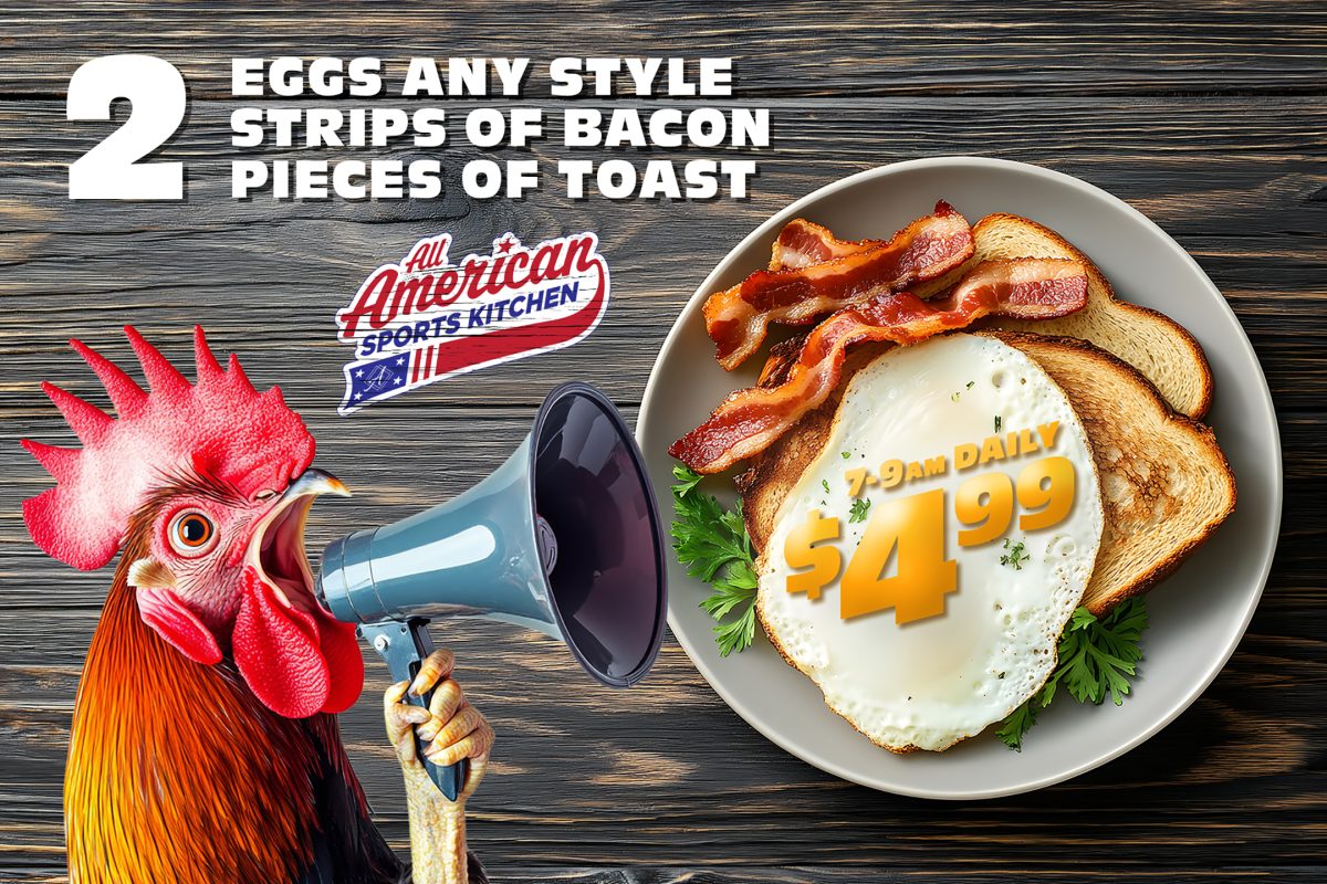 Breakfast Specials at All American Sports Kitchen