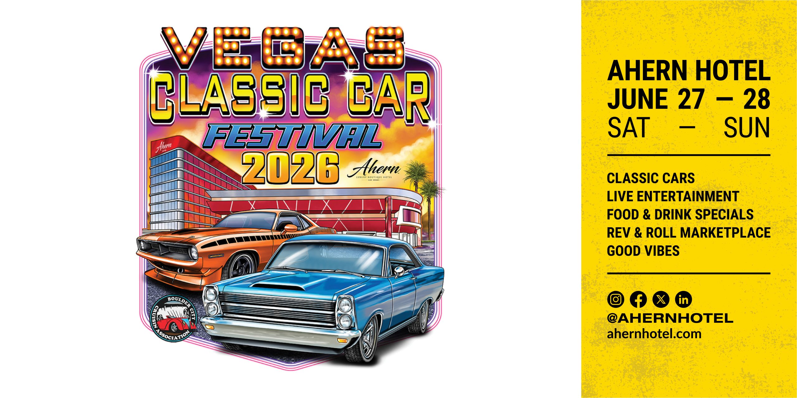 Vegas Classic Car Show At Ahern Hotel